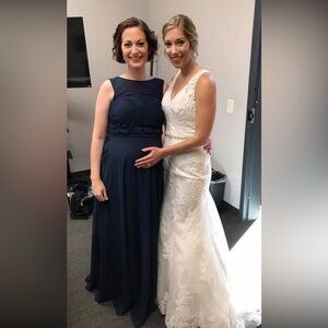 Navy Blue Azazie Dress